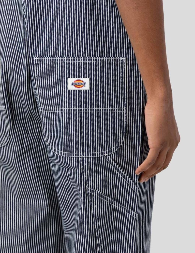 Pantalon DICKIES classic hickory bib hickory stripes